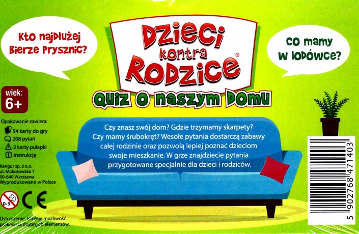 Quiz o naszym domu. Dzieci kontra rodzice [GRA]