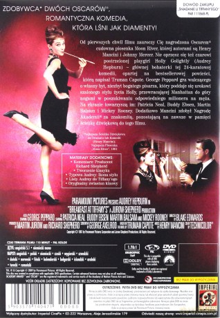 Śniadanie u Tiffany'ego edycja kolekcjonerska [DVD]