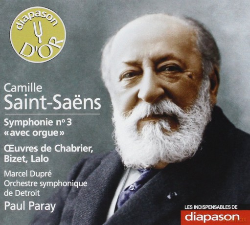 Dupre-Detriot Simphony Orchestra-Paray: Saint Saens- Symphony N. 3-Bizet-Carmen Suite-Lalo-Le Roi Dys [CD]
