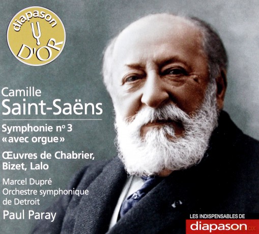 Dupre-Detriot Simphony Orchestra-Paray: Saint Saens- Symphony N. 3-Bizet-Carmen Suite-Lalo-Le Roi Dys [CD]