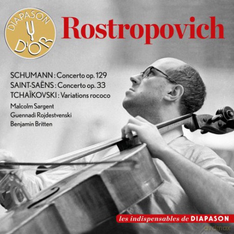 Rostropovich: Saint Saens-Cello Sonata-Tchikovski-Rococo Variations-Schumann-Cello Sonat [CD]