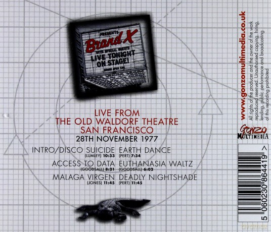 Brand X: San Francisco [CD]