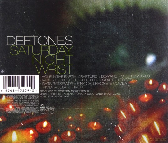 Deftones: Saturday Night Wrist [CD]