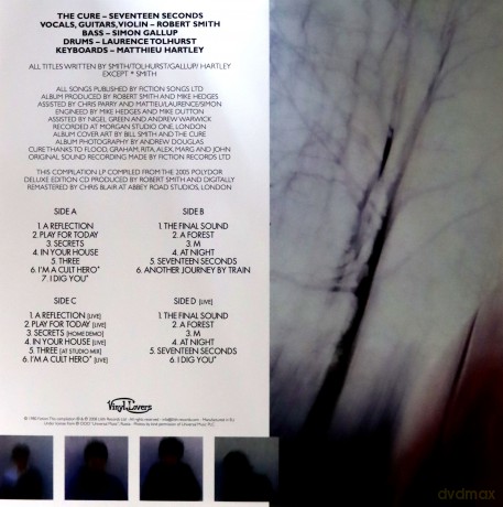 Cure: Seventeen Seconds [2xWinyl]