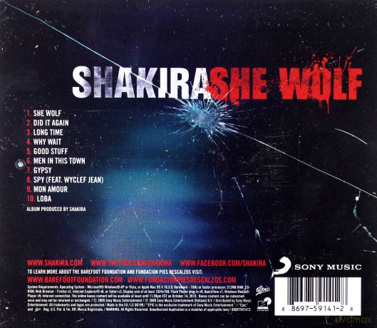 Shakira: She Wolf [CD]