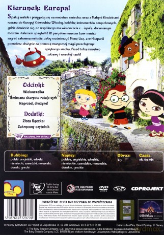 Mali Einsteini: Misja w Europie (Disney) [DVD]