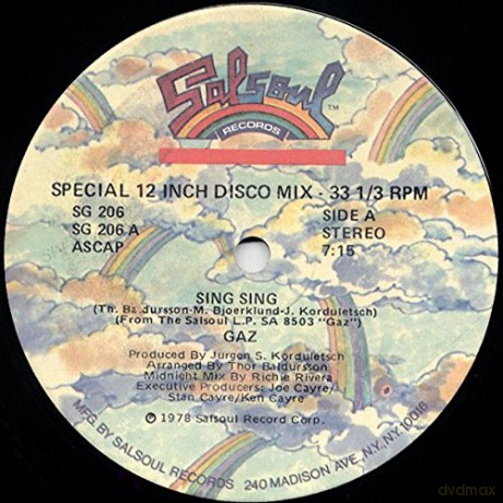 Gaz/ Metropolis: Sing Sing/ I Love New York [Winyl]