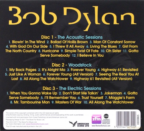 Bob Dylan: The Famous Sessions [3CD]