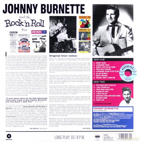 Johnny Burnette: The Rock N Roll Trio [Winyl]