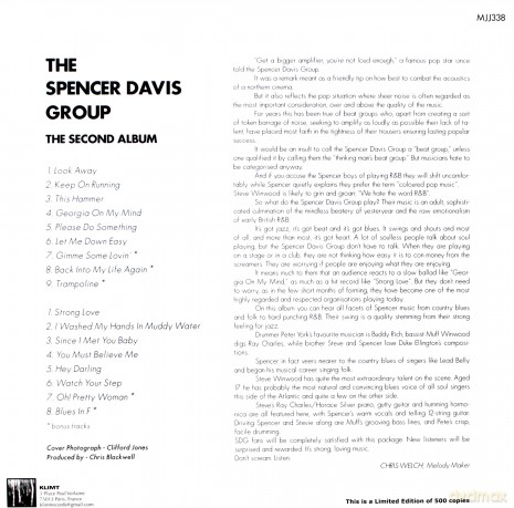 Spencer Davis Group: The Second Album [Winyl]