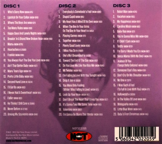 Connie Francis: The Singles Collection [3CD]