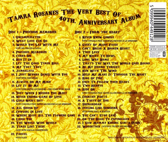 Tamra Rosanes: The Very Best [CD]
