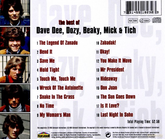 Dave Dee & Dozy & Beaky & Mick & Tich: The Very Best Of [CD]