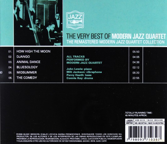 Modern Jazz Quartet: The Very Best Of - Jazz Collectors [CD]