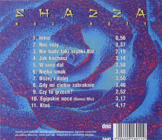 Shazza: Noc róży  [CD]