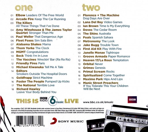 This Is Bbc Radio 6 Music Live [2CD]