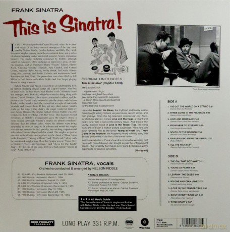Frank Sinatra: This Is Sinatra [Winyl]