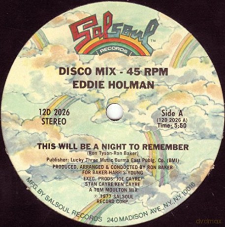 Eddie Holman: This Will Be A Night To Remember/ Time Will Tell [Winyl]