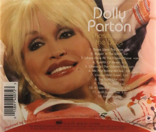Dolly Parton: Those Were The Days [CD]