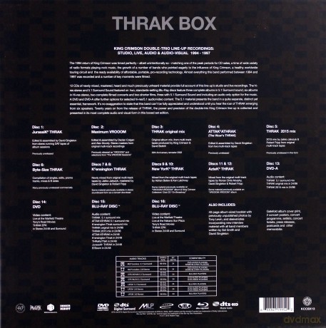 King Crimson: Thrak (40th Anniversary Edition) [16CD]