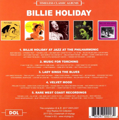 Billie Holiday: Timeless Classic Albums [5CD]