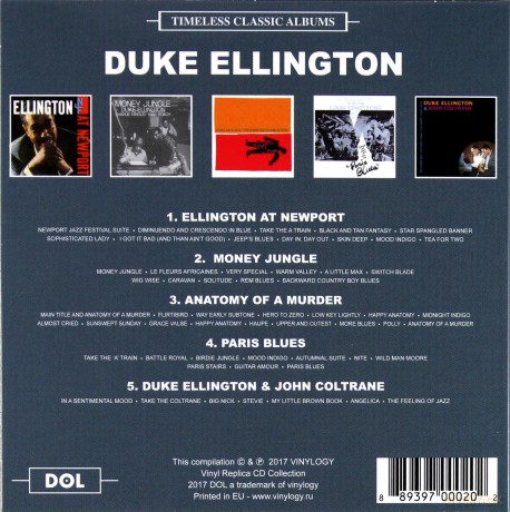 Duke Ellington: Timeless Classic Albums [5CD]