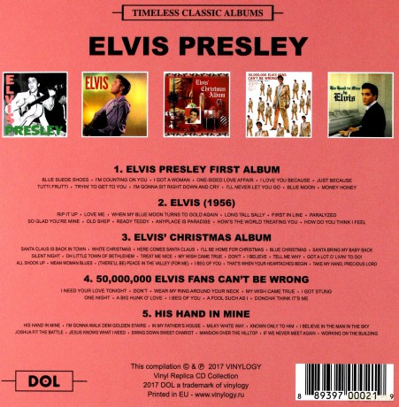 Elvis Presley: Timeless Classic Albums [5CD]