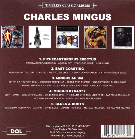 Charles Mingus: Timeless Classic Albums [5CD]