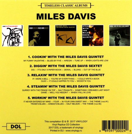 Miles Davis: Timeless Classic Albums [5CD]