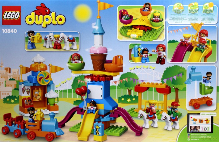 LEGO DUPLO Duże wesołe miasteczko (10840) [KLOCKI]