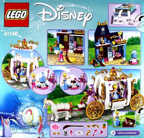 LEGO PRINCESS Czarodziejski wieczór Kopciuszka (41146) [KLOCKI]