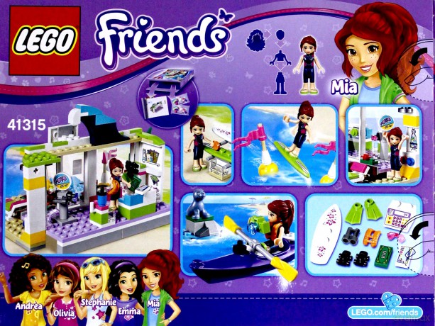 LEGO FRIENDS Sklep dla surferów w Heartlake (41315) [KLOCKI]