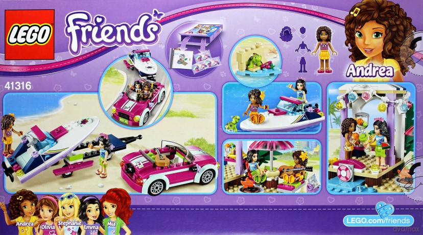 LEGO FRIENDS Transporter motorówek Andrei (41316) [KLOCKI]