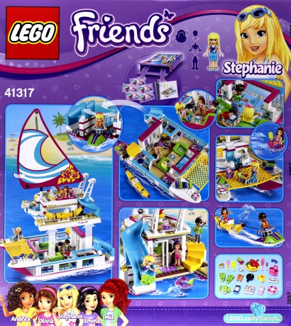 LEGO FRIENDS Słoneczny katamaran (41317) [KLOCKI]