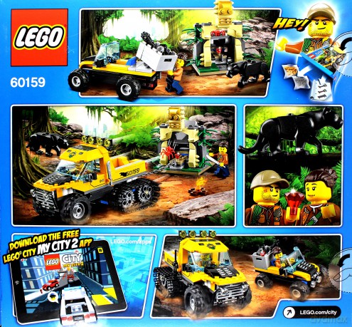 LEGO CITY Misja półgąsienicowej terenówki (60159) [KLOCKI]