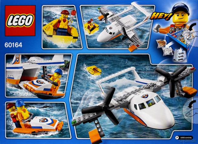 LEGO CITY Hydroplan ratowniczy (60164) [KLOCKI]