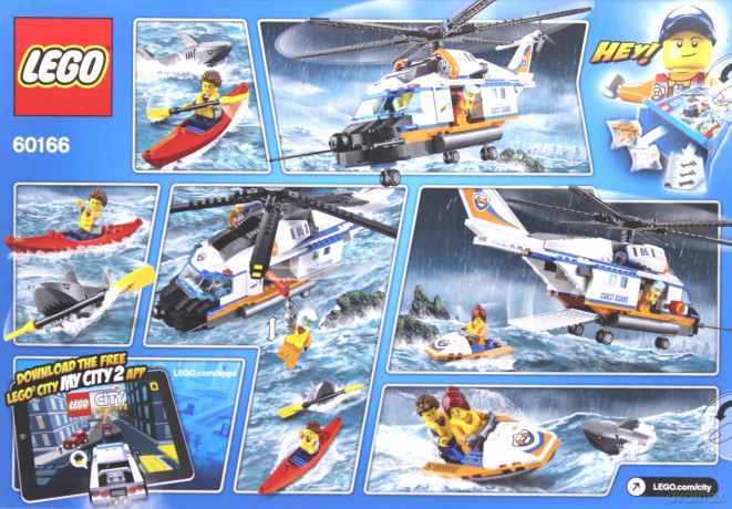LEGO CITY Helikopter ratunkowy do zadań specjalnych (60166) [KLOCKI]