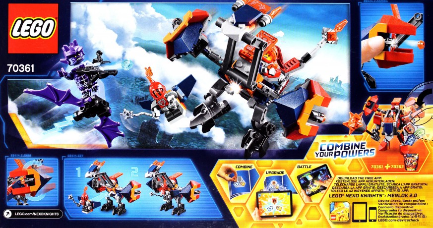 LEGO NEXO KNIGHTS Spadający smok Macybota (70361) [KLOCKI]