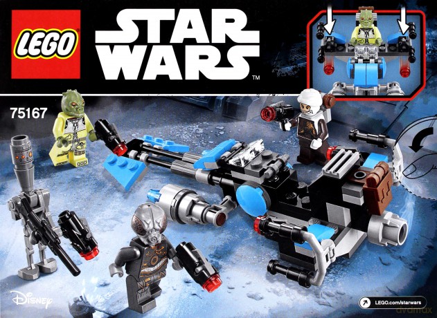 LEGO STAR WARS Ścigacz Łowcy nagród (Gwiezdne Wojny) (75167) [KLOCKI]