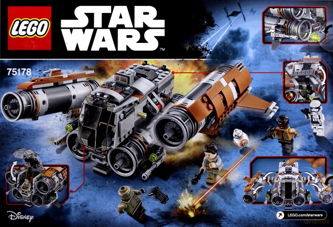 LEGO STAR WARS Quadjumper z Jakku (Gwiezdne Wojny) (75178) [KLOCKI]