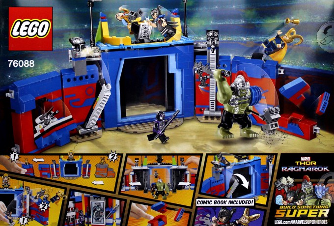 LEGO SUPER HEROES Thor kontra Hulk: starcie na arenie (76088) [KLOCKI]