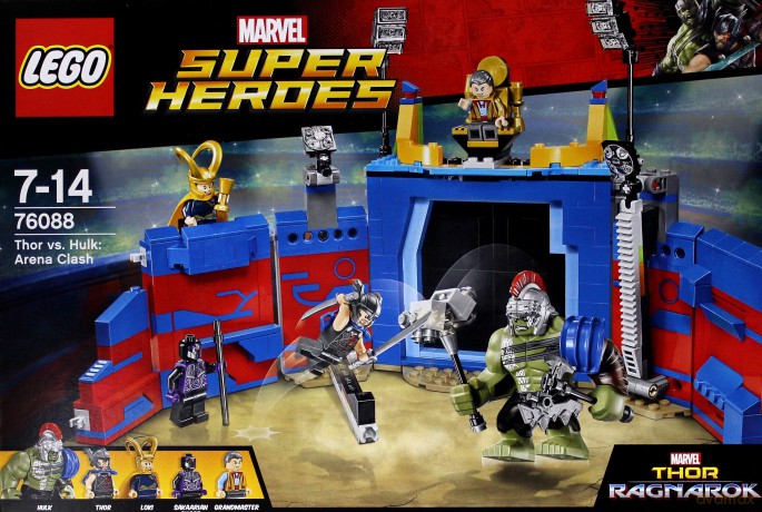 LEGO SUPER HEROES Thor kontra Hulk: starcie na arenie (76088) [KLOCKI]