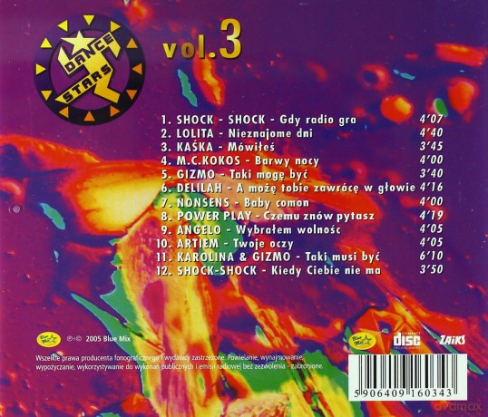 Różni Wykonawcy: Dance Stars Cz. 3 [CD]