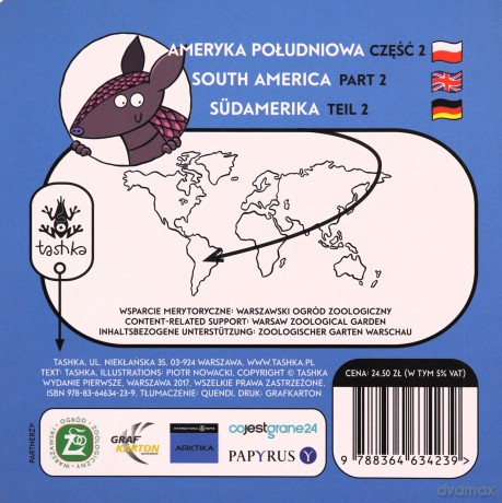 Ameryka Południowa South America Sudamerika Kontynenty Continents Kontinente [KSIĄŻKA]