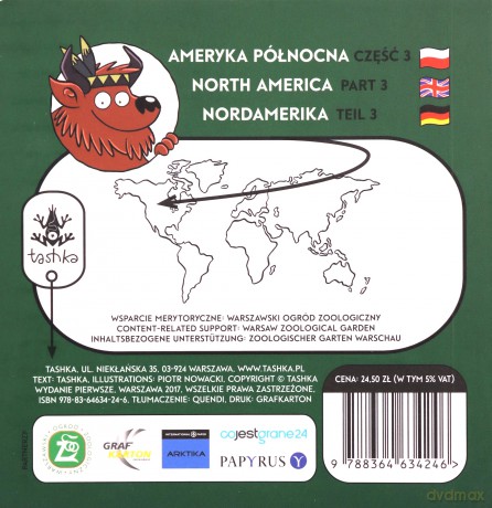 Ameryka Północna North America Nordamerika Kontynenty Continents Kontinente [KSIĄŻKA]