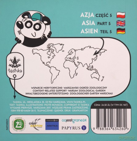 Azja Asia Asien Kontynenty Continents Kontinente [KSIĄŻKA]