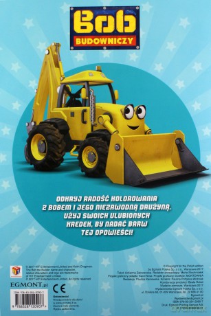 Bob Budowniczy. Wesoła kolorowanka z naklejkami - Adrianna Zabrzewska [KSIĄŻKA]