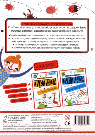 Dyktanda z zabawami ortograficznymi klasa 2. Szkoła na szóstkę [KSIĄŻKA]