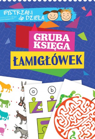 Gruba księga łamigłówek. Bystrzaki do dzieła [KSIĄŻKA]