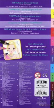 Kredki top model 12 kolorów
